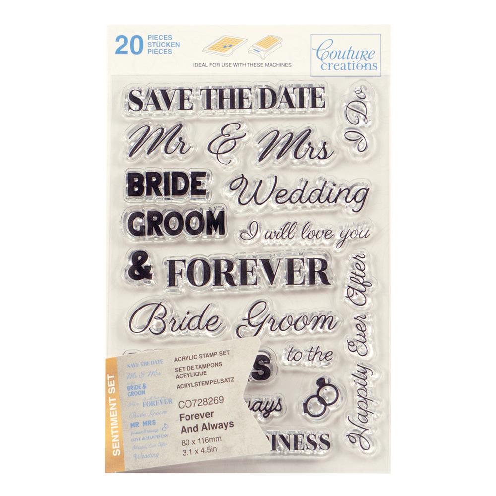 COUTURE CREATIONS - Forever and Always Stamp Set