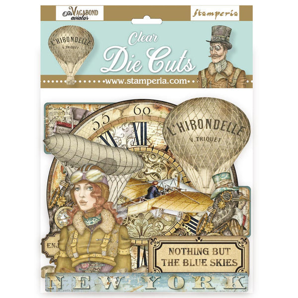 Clear- Die Cuts STAMPERIA -Sir Vagabond Aviator Clear