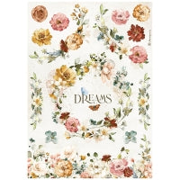 Stamperia rice paper A4  Garden of Promises Dreams   DFSA4693