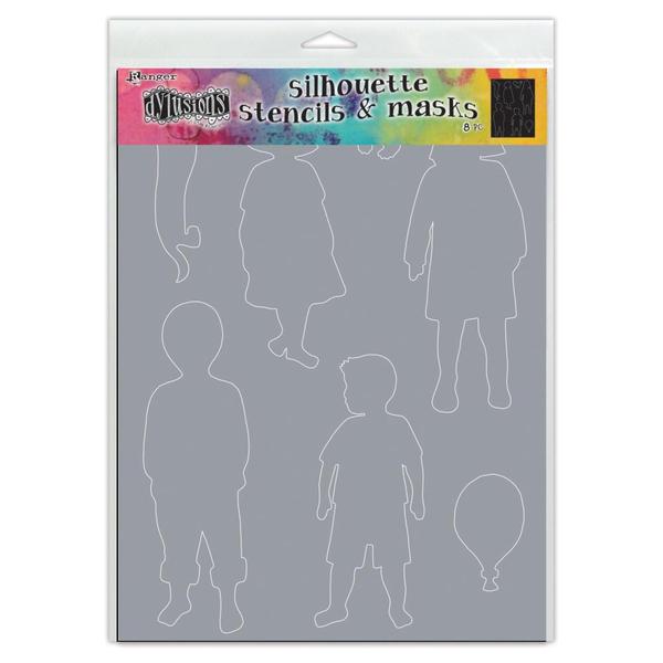 DYLUSIONS by Dyan Reaveley Large Stencils and Masks Grandkids DYS78104