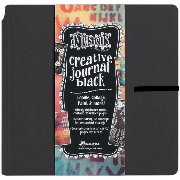 Creative  Journal  Dyan Reaveley - Dylusions Black 48page square DYJ4557