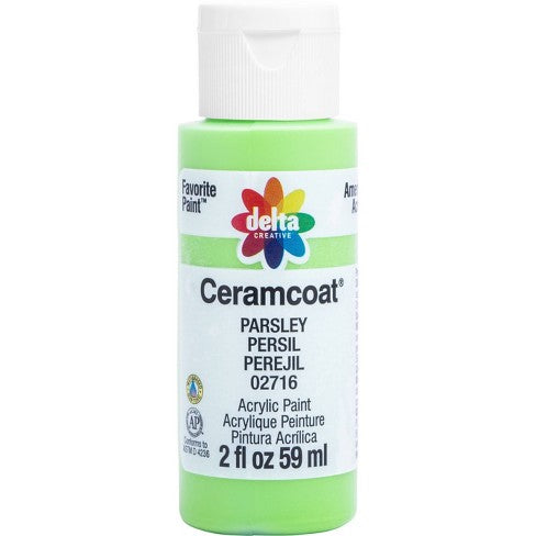 CERAMCOAT Acrylic Paint 59ml 2floz - Parsley