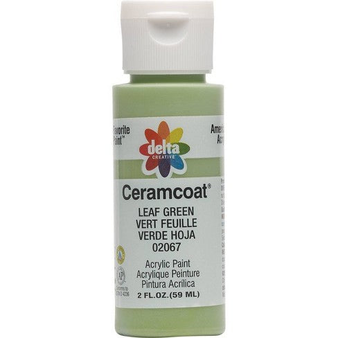 CERAMCOAT Acrylic Paint 59ml 2floz - Leaf Green