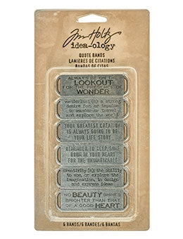 Tim Holtz Idea-ology Quote Bands