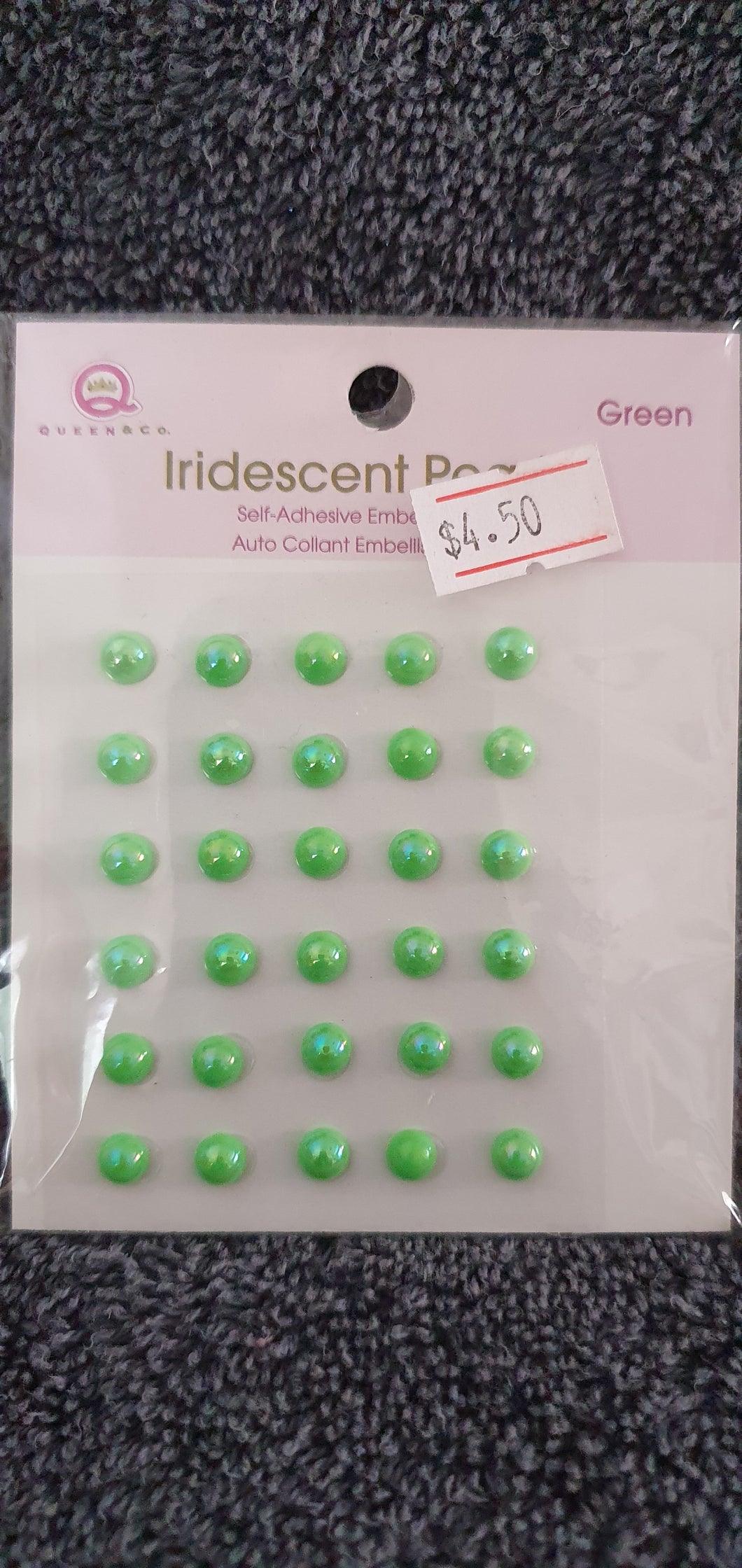 Iridescent Pearls - Green   QUEEN and CO.