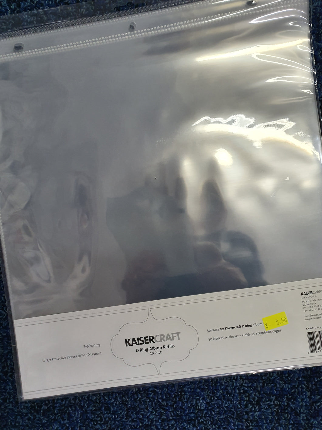 KAISERCRAFT 12 x 12  D Ring album refills