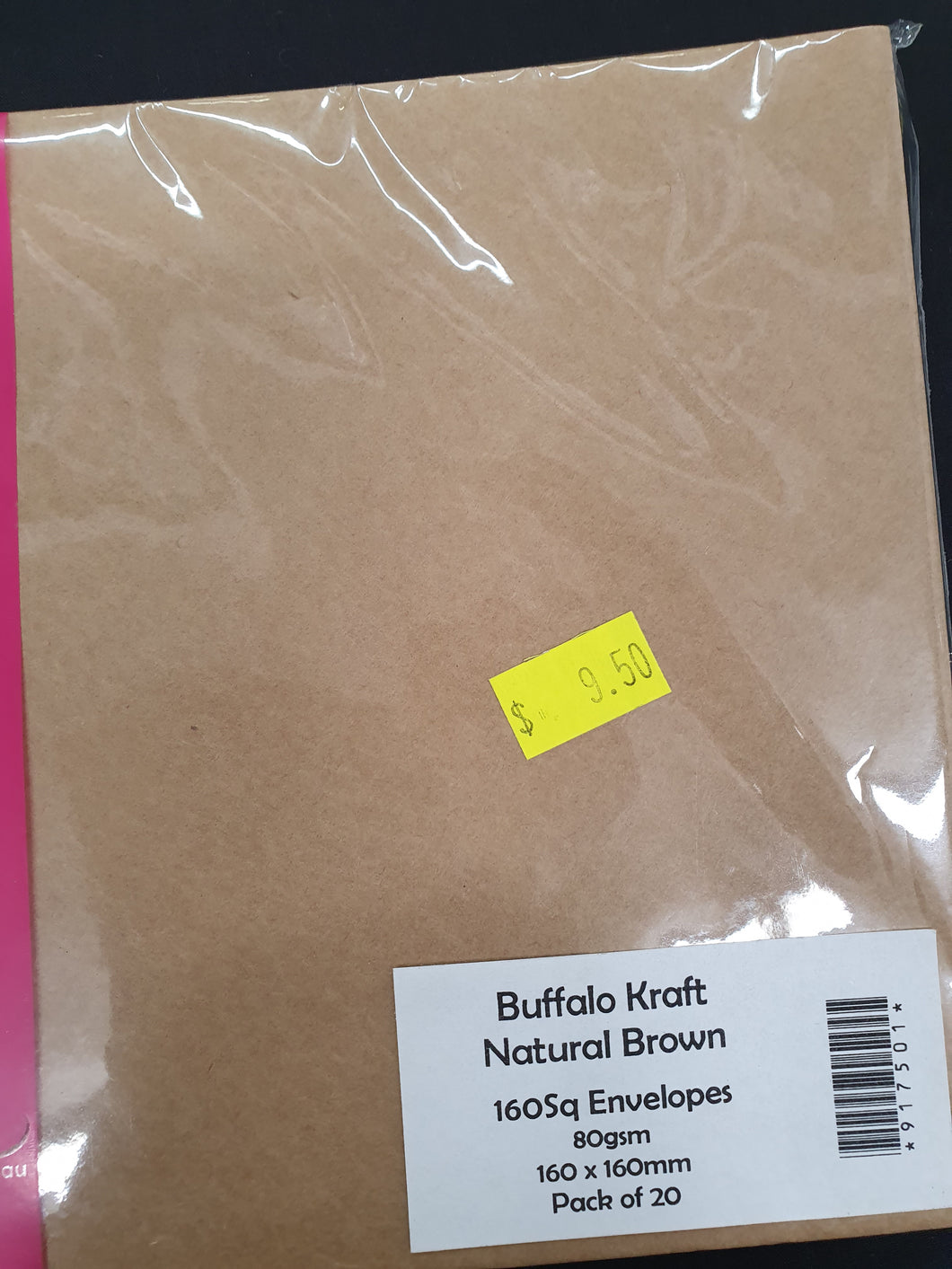 House of Paper Buffalo Kraft Natural Brown Envelopes 160sq 20pk