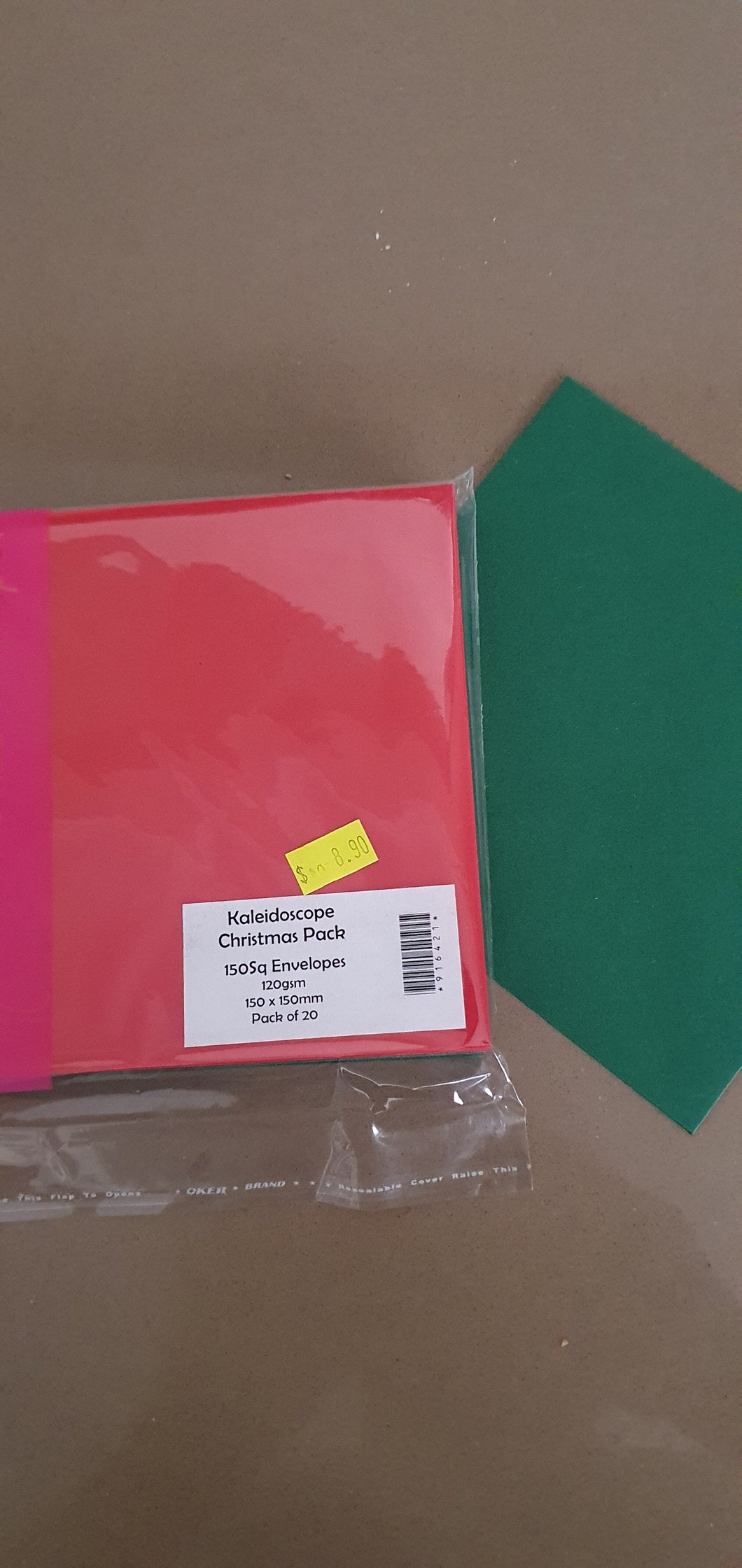 House of Paper Kaleidoscope Christmas Mix Envelopes C6  114mm  X162mm 20pk