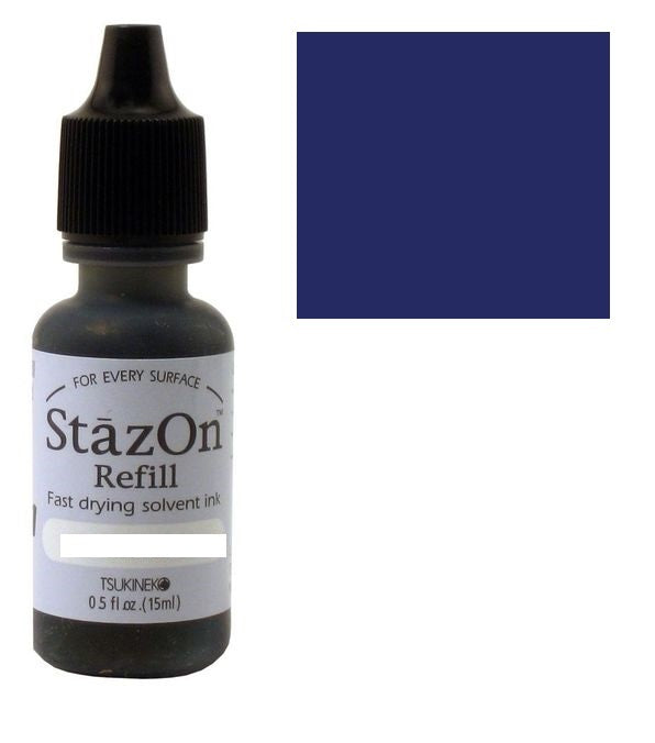 STazON - Fast Drying Solvent Ink Refill. Royal Purple