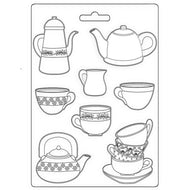 STAMPERIA -  A5  MOULD WELCOME HOME CUPS K3PTA5643