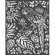 Stencil - Stamperia  Amazonia KSTD067 20 X 25 CM Parrots