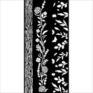 STAMPERIA STENCIL WELCOME HOME NATURE  KSTDL77 12 X 25CM
