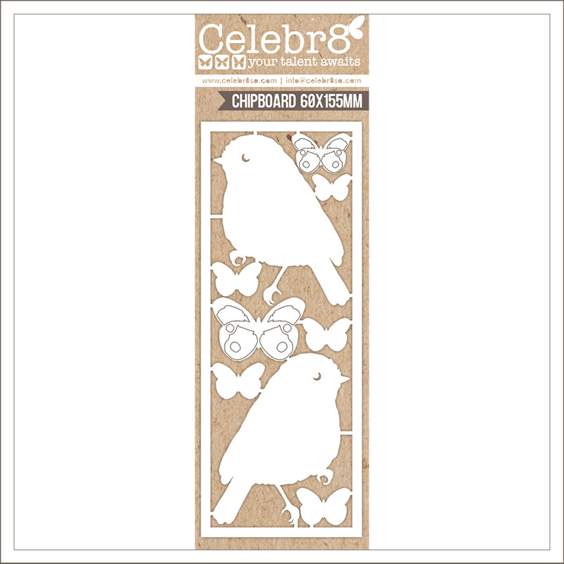 CELEBR8 -  Chip Board Birds and Butterflies  MB1611