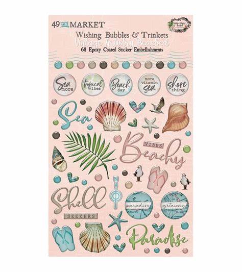 49 and MARKET Vintage Artistry Beached Wishing Bubbles and Trinkets