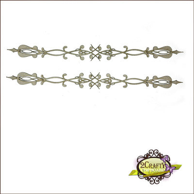 2CRAFTY  Chip Board - Decorative Rod Set 2 pa0040
