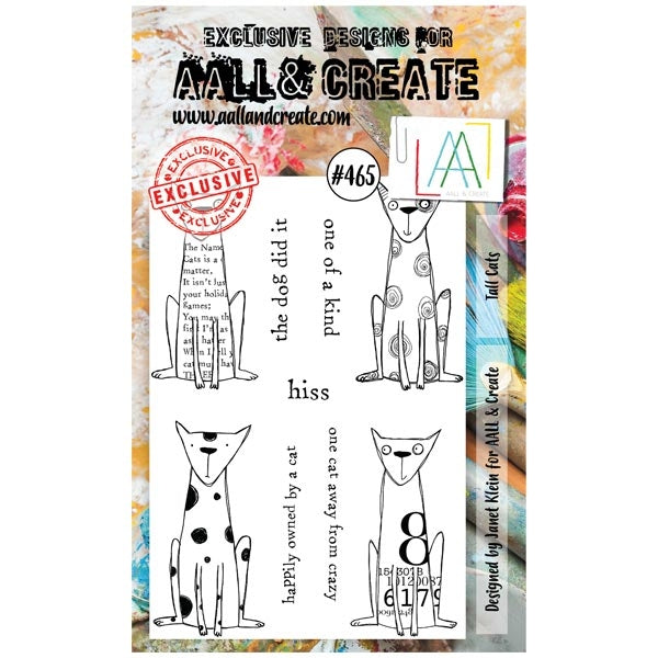 AALL & CREATE STAMP #465 Tall Cats