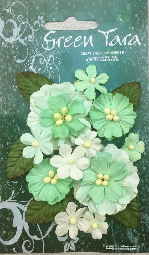 GREEN TARA Flowers - Pastal Flower Green