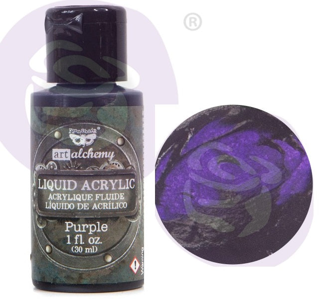 FINNABAIR Art Alchemy Liquid Acrylic Paint - Purple