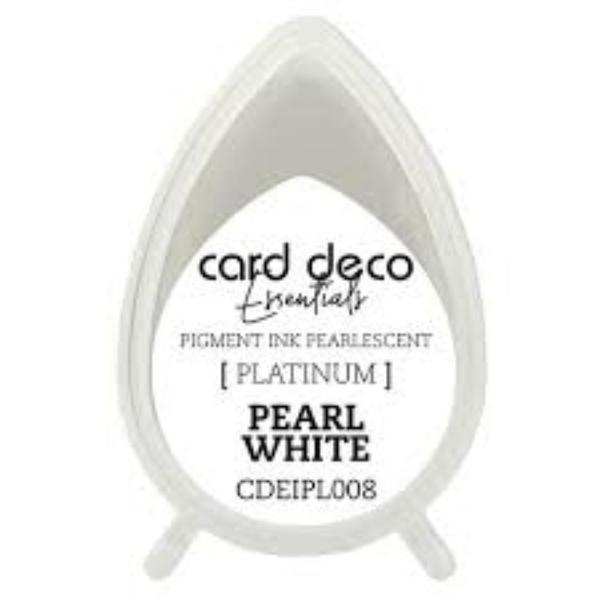 COUTURE CREATIONS CARD DECO Essentials  - Pigment Ink   Pearl White PL027
