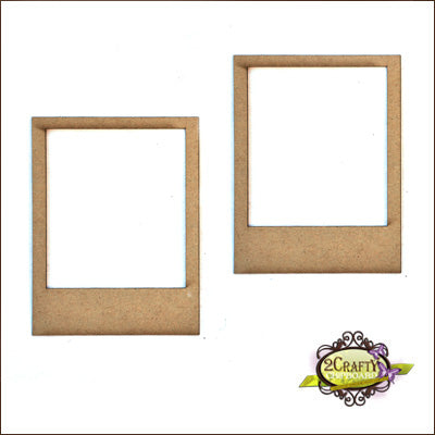 2CRAFTY  Chip Board - Polaroid Frames m00391