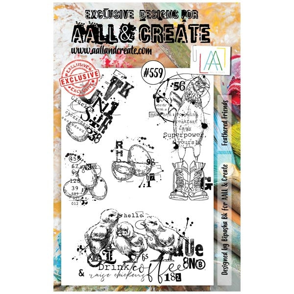 AALL & CREATE STAMP A5 #559 Feathered Friends