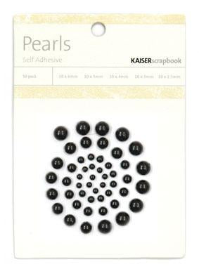 KAISERCRAFT - Black pearls