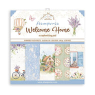 STAMPERIA Paper Pack 12X12 - WELCOME HOME  SBBL129