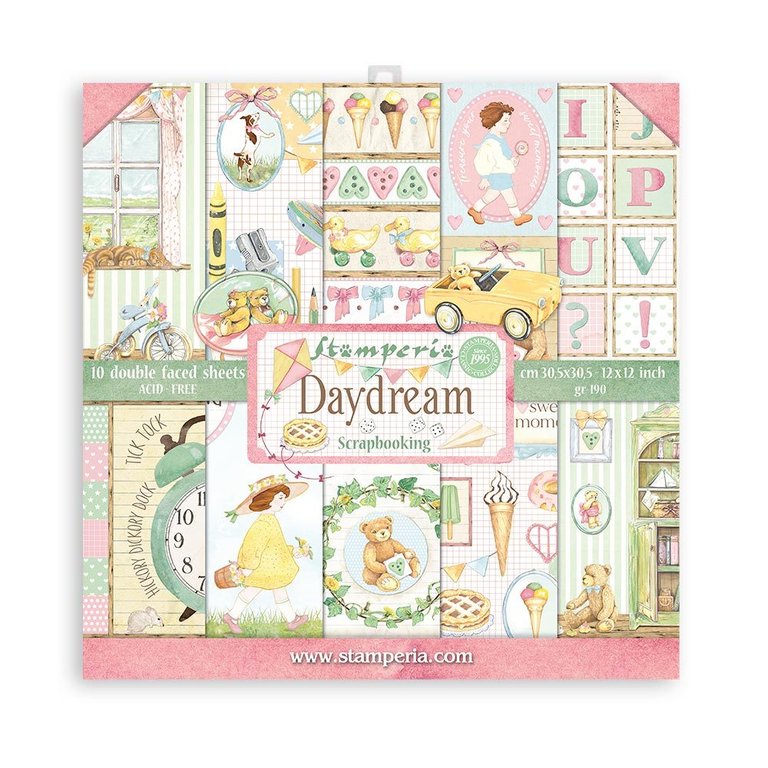 8 x 8 Paperpack STAMPERIA - DAYDREAM SBBS55