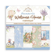 STAMPERIA Paper Pack 8X8 - WELCOME HOME  SBBS77
