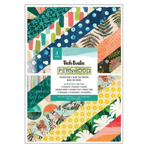 SALE Vicki Boutin Fernwood - Paper Pad 6 X 8in
