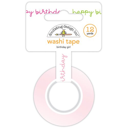 SALE  DOODLEBUG Washi Tape - Birthday Girl 12yards
