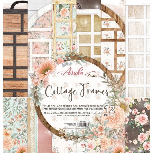 Paper Pack Collage Frames Collection 12 x 12 - Asuka Studio