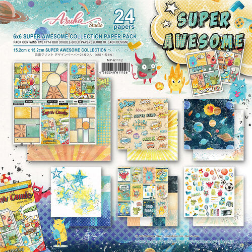 Paper Pack SUPER AWESOME 12 x 12 - Asuka Studio