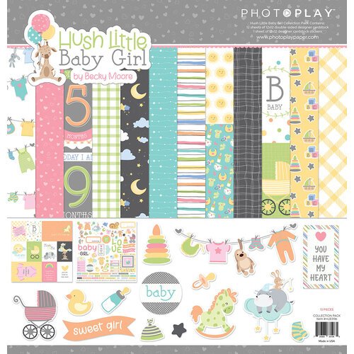 PHOTOPLAY -  Hush Little Baby Girl Paper Pack 12 x 12