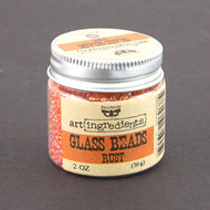 FINNABAIR Art Ingredients - Glass Beads Rust