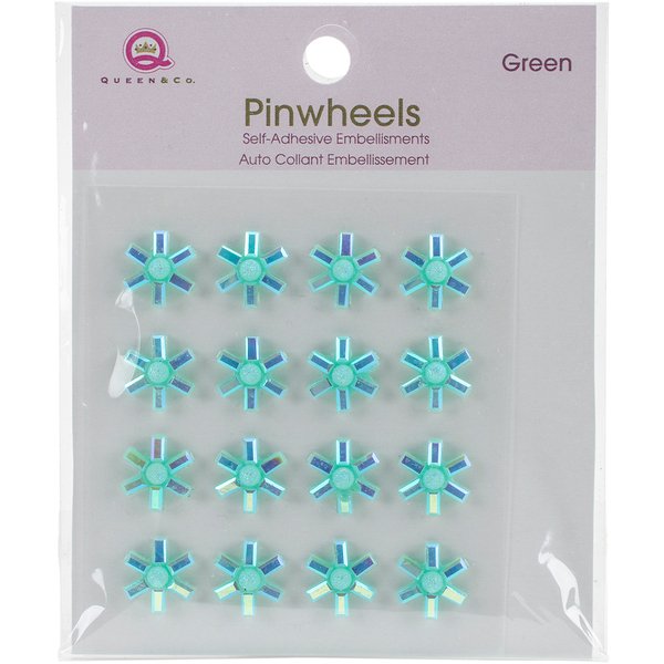 Pin Wheels - Green   QUEEN and CO.