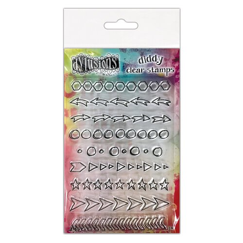 Dyan Reaveley's Dylusions  ' Doodles '- Stamp Set 9pc