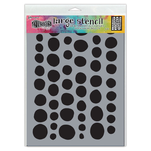 DYLUSIONS by Dyan Reaveley Coins Large Stencil DYS78012