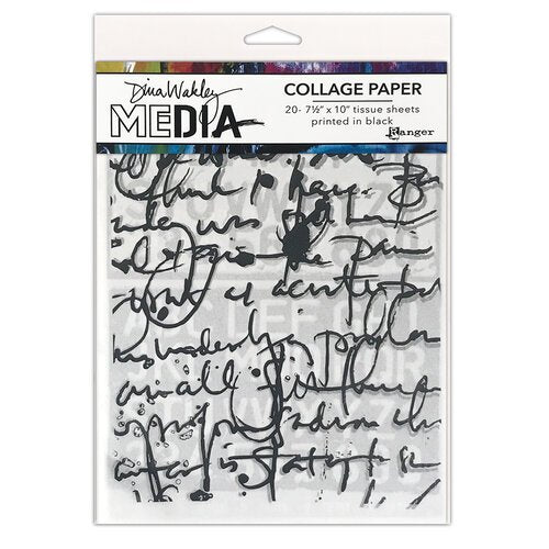 Dina Wakely Media Collage Paper - Text Collage MDA77886