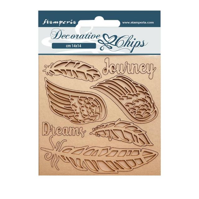 STAMPERIA DECORATIVE CHIPBOARD- OUR WAY SCB139