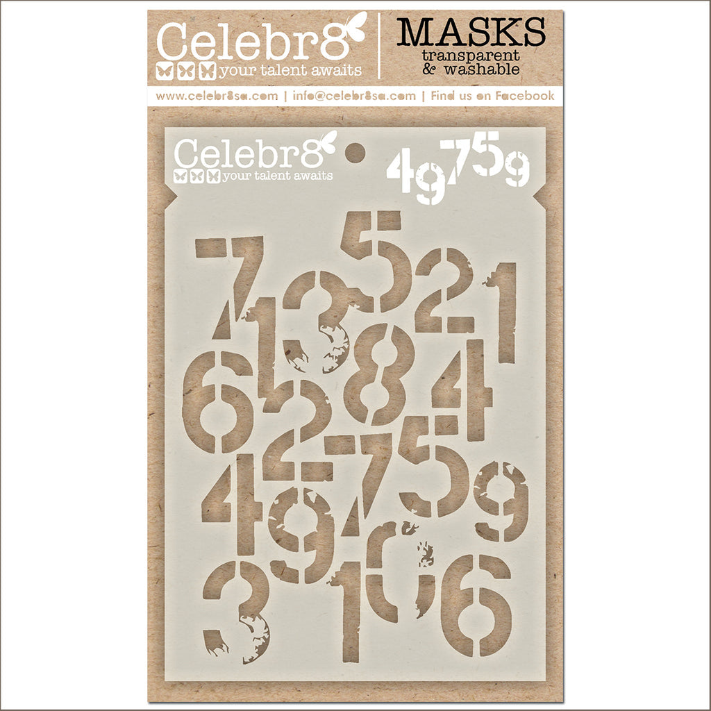 CELEBR8 -  Stencil - Numbers SM4673