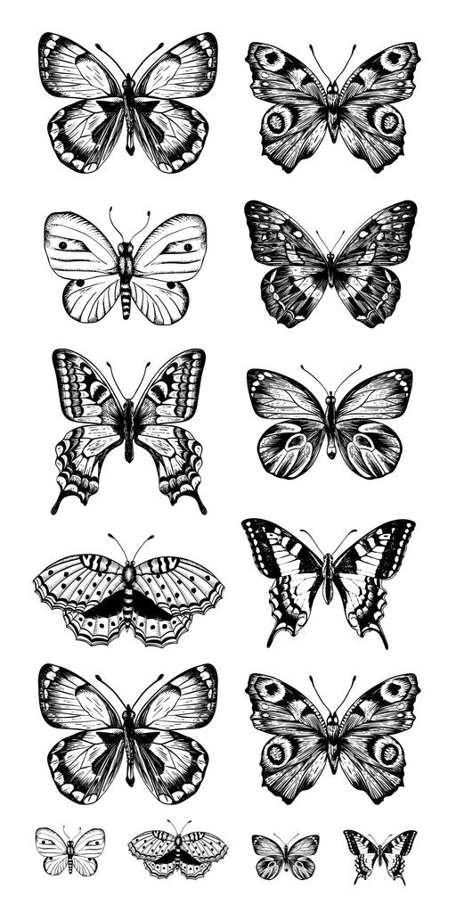 Kaisercraft ' Clear Stickers - Butterflies