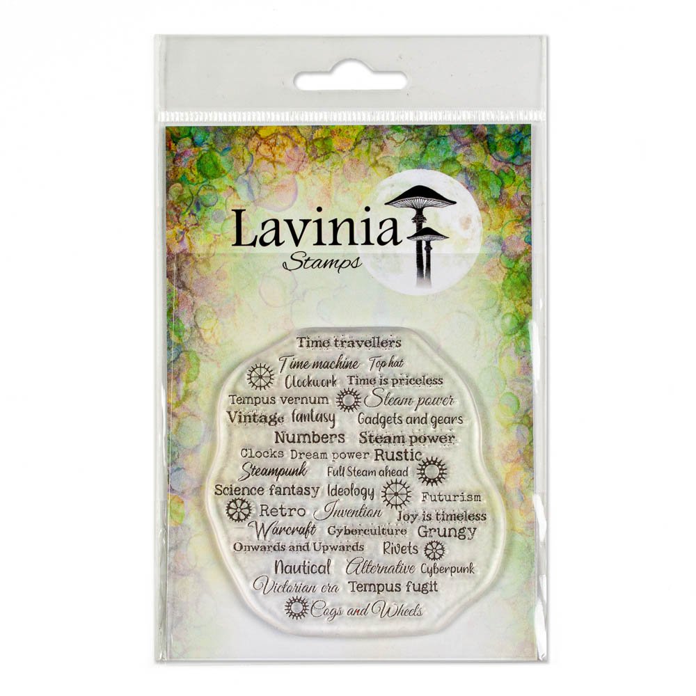 LAVINIA Stamps - STEAMPUNK SCRIPT LAV782
