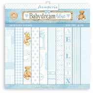 8 x 8in Paperpack STAMPERIA - Babydream Blue SBBS56
