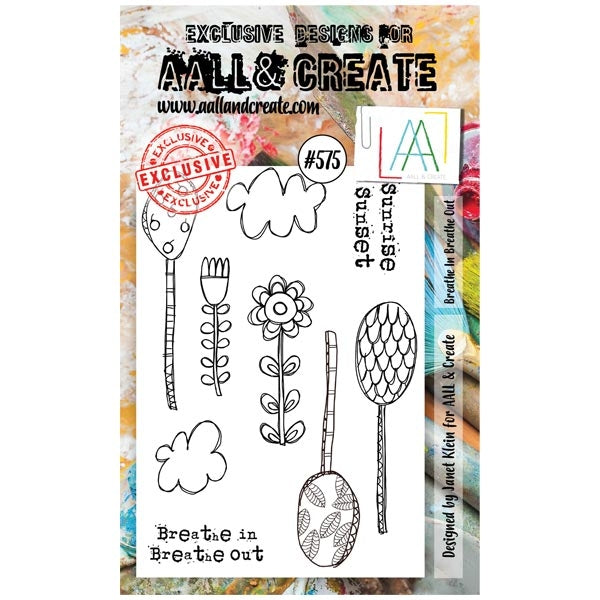 AALL & CREATE STAMP #575 Breath in Breathe out