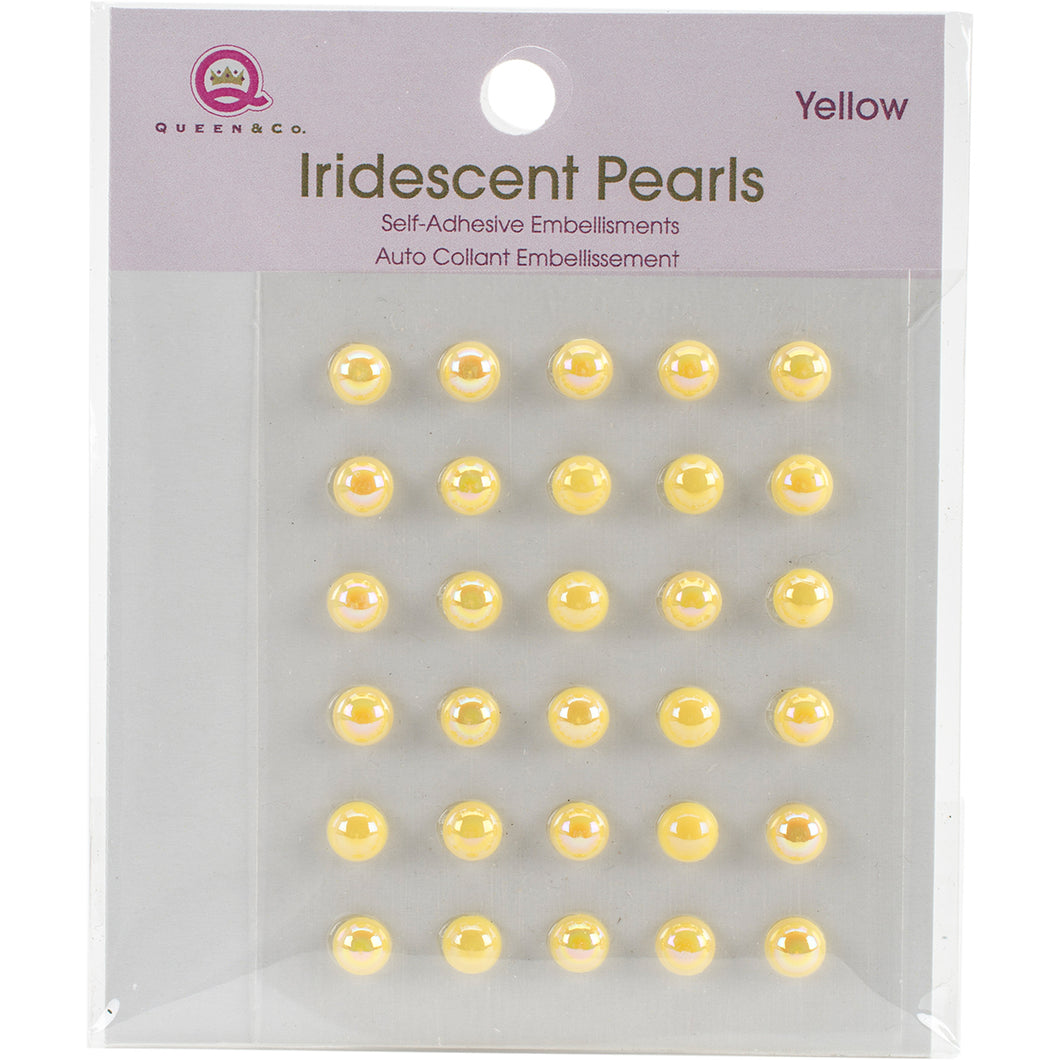 . Iridescent Pearls - Yellow   QUEEN and CO.