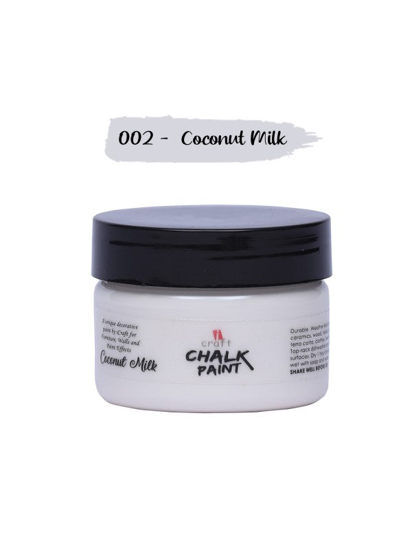 Chalk Paint - # 02 COCONUT MILK by icraft designs 50ml