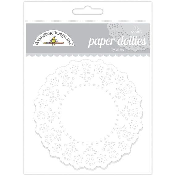 DOODLEBUG  Paper Doilies - Lily White