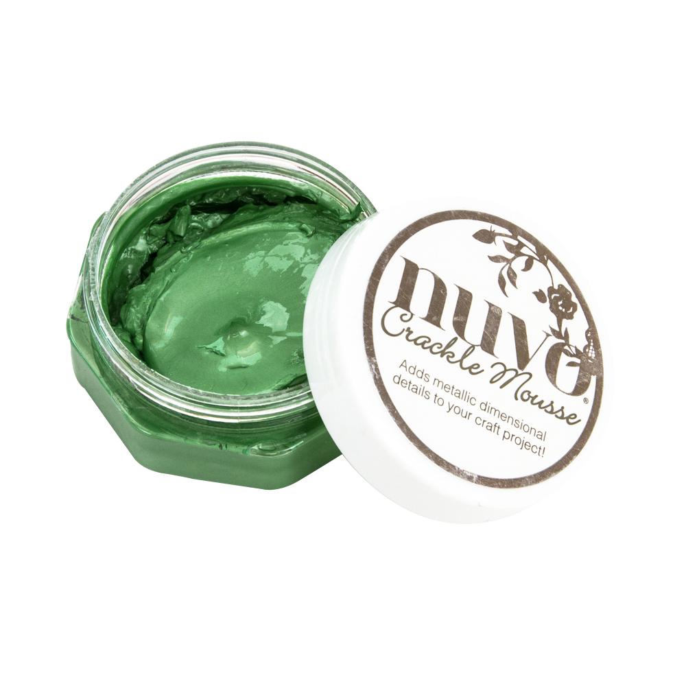 SALE NUVO Crackle Mousse Chameleon Green