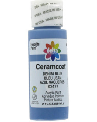 CERAMCOAT Acrylic Paint 59ml 2floz  - Denim Blue